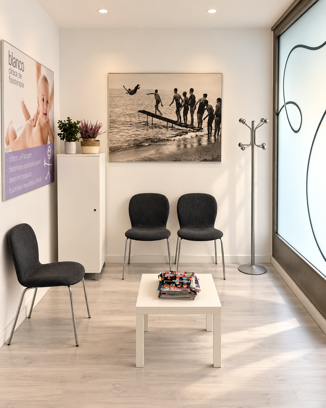 Sala de espera de Clínica Blanco en Pinto